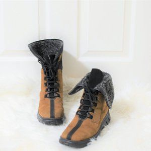 Rieker | Convertible Leather Lace Up Boots 38